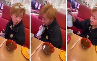 Japanese sushi trains derailed by social media pranks