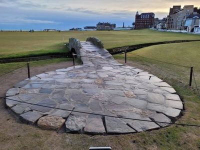 St Andrews forced to remove controversial Swilcan Bridge ‘patio’ after backlash