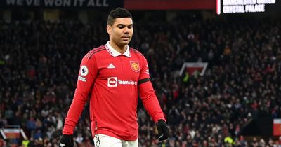 Manchester United make decision on Casemiro red card appeal