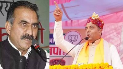 Himachal Pradesh CM Sukhvinder Singh Sukhu and former CM Jai Ram Thakur lock horns on debt issue