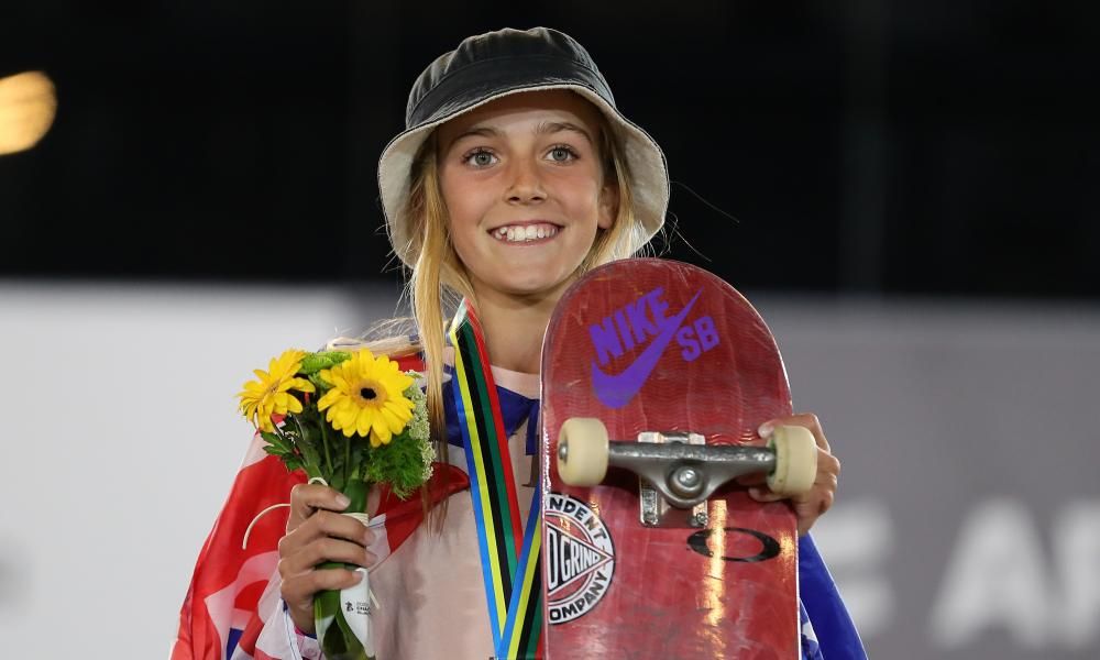 Chloe Covell skateboard prodigy, 13, targets Paris…