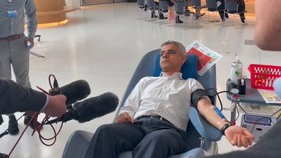 Sadiq Khan urges BAME Londoners to donate blood