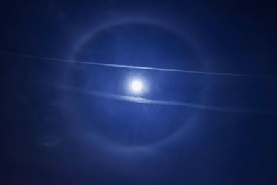 Halo Appears Around Final Full Moon Of Meteorological Winter