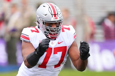 Ohio State OT Paris Johnson is the favorite to be picked by Raiders at No. 7