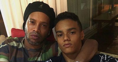 Ronaldinho's son joins Barcelona to follow in legendary father's footsteps
