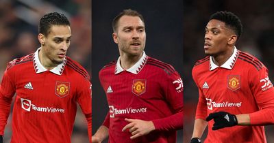 Anthony Martial, Antony and Christian Eriksen - Manchester United injury update and return dates