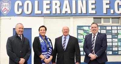 Shadow Minister for NI backs Coleraine FC to press ahead with funding bid
