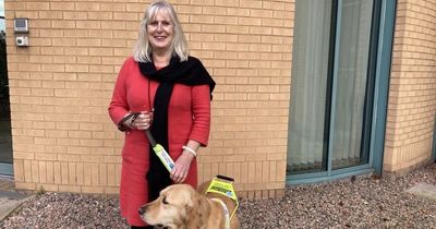 Visually impaired woman forced into road by pavement parking and street clutter in NI