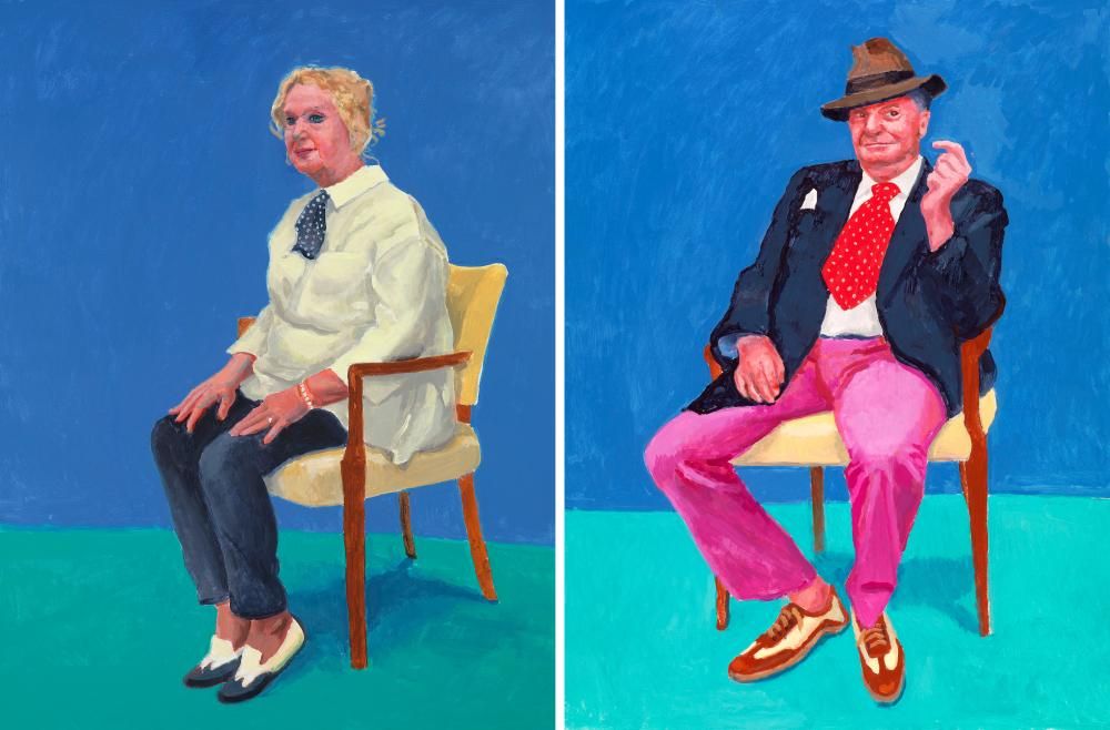 David Hockney RA 82 Portraits And 1 Still life Review david-hockney-ra-82-portraits-and-1-still-life-review