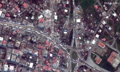 Before and after satellite images show scale of earthquake destruction in Turkey