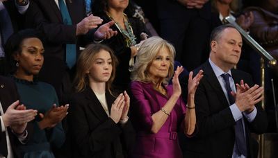 In the spotlight: Rolling Meadows High School student sits next to First Lady Jill Biden at State of the Union address
