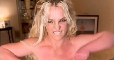 Britney Spears 'mortified' after video blunder as she poses in see-through dress