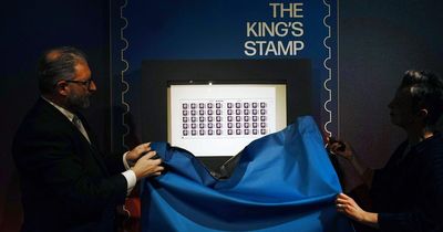 Royal Mail unveils stamps with King Charles' image for the first time