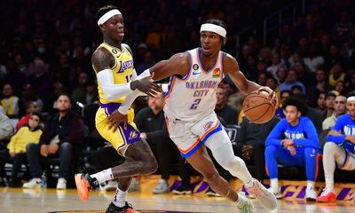 Lakers player grades: LeBron gains record, but L.A. loses to Thunder