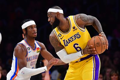 Player grades: Thunder spoil LeBron’s historic night in 133-130 win over Lakers