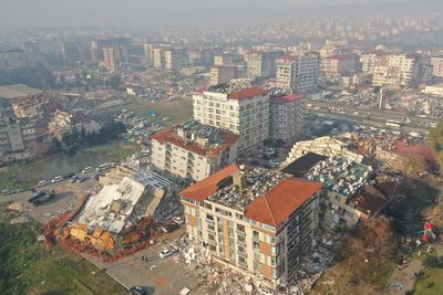 Watch live: Aerial views show damage in Turkey as earthquake search enters third day