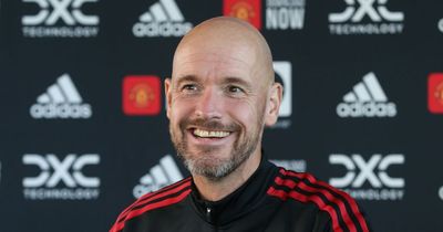 Erik ten Hag shares press conference joke as Man United star compared to Oleksandr Zinchenko