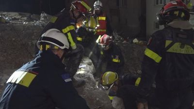 French rescue workers join search for survivors in quake-stricken Turkey