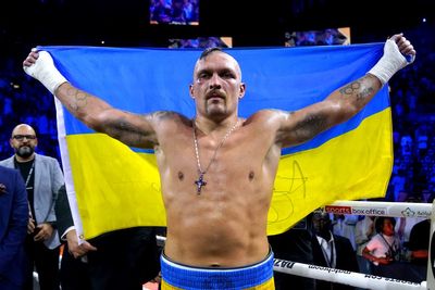 Don’t let Russians win ‘medals of blood’ at Paris Olympics, says Oleksandr Usyk