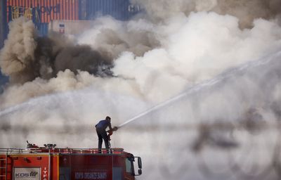 Blaze at Turkey's Iskenderun port under control -maritime authority