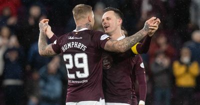 Lawrence Shankland's Hearts shout at Stephen Humphrys revealed as he opens up on own half stunner
