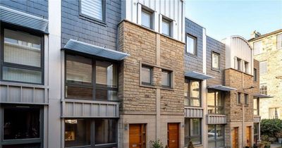 Stunning Edinburgh townhouse with contemporary design and roof terrace joins the market