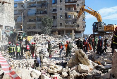 In Syria's quake-hit Aleppo, survivors try to reach the missing