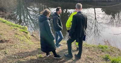 Nicola Bulley's partner visits river with dive expert who fears dog walker was abducted