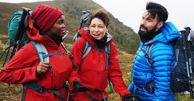 Rylan, Emma Willis and Oti Mabuse kick off Braemar to Aviemore trek for Comic Relief