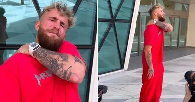 Jake Paul fakes back injury from "carrying" Tommy Fury ahead of fight