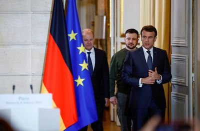 Ukraine's Zelenskiy tells France, Germany to provide 'game changing' weapons
