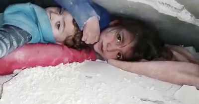 Sister shields little brother from rubble during 3-day wait for help after earthquake