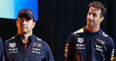 Sergio Perez makes "lucky" Daniel Ricciardo comment amid fresh Red Bull pressure
