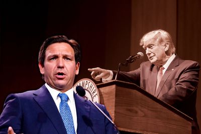 Trump's "groomer" attack on DeSantis