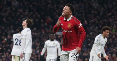 'Starboy!' - Manchester United fans all say the same thing as Jadon Sancho scores vs Leeds