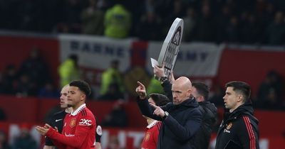 Erik ten Hag sends message to Jadon Sancho after Manchester United goalscoring return