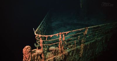 Haunting new Titanic footage shows ship's deterioration and where iceberg first spotted