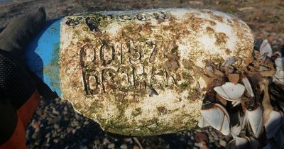 Marine litter from around the world washes up on Dumfries and Galloway's beaches