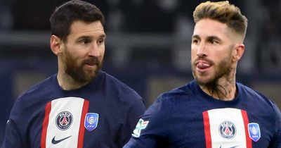 Lionel Messi's reaction to Sergio Ramos goal shows how times have changed for PSG duo