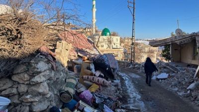 In Turkish village flattened by quake, ‘no tents, no shelter, only cars to sleep in’