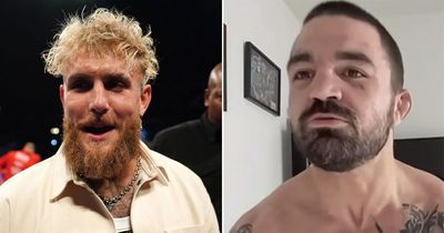Bare-knuckle boxer rips off his shirt and demands Jake Paul agrees to fight him