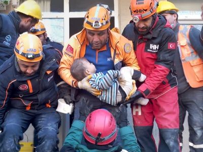 Toddler pulled from ruins after 78 hours trapped by Turkey earthquake