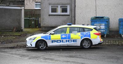 Police guard flats in Lanarkshire town after reports of a 'violent disturbance'