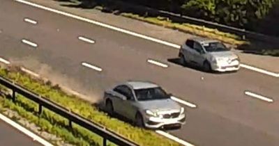 Mercedes driver posts Instagram clip of himself driving at 149mph on M4 and gets banned from the road