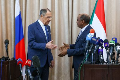 Russia’s Lavrov visits Sudan on diplomatic push in Africa’s Sahel