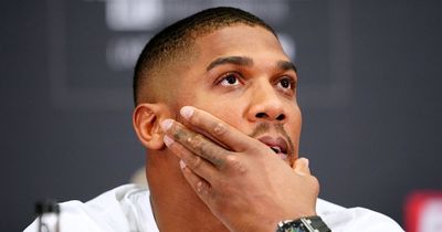 Anthony Joshua turns the air blue with "bulls***" blast ahead of comeback fight