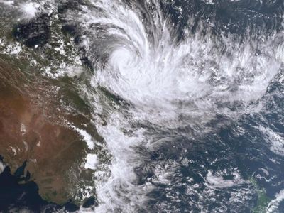 Gabrielle strengthens into severe cyclone