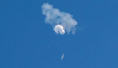 Chinese balloon shot down over Atlantic ‘was equipped to collect intelligence signals’ - US