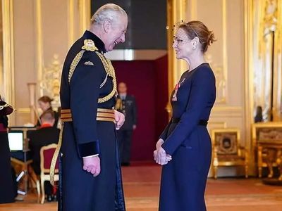 Designer Stella McCartney awarded a CBE for her services to ‘fashion, sustainability and beyond’ by King Charles III