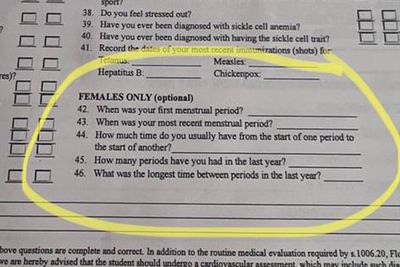 Florida high school athletes won't have to report their periods after emergency vote